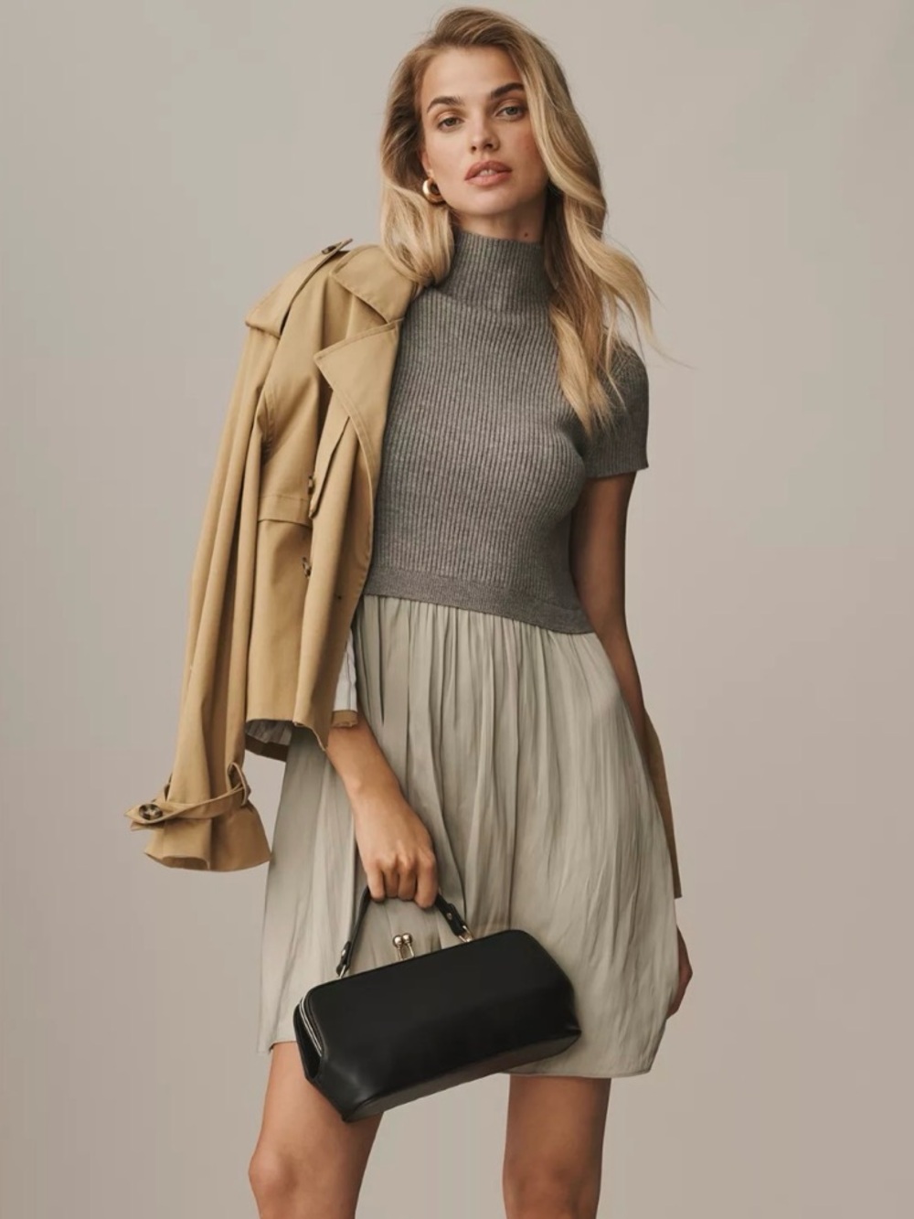 Anthropologie Thea Twofer Mini Dress